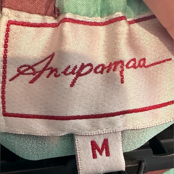 Anthropologie Mint/Brown Terra Skirt by Anupamaa Size M - Picture 4 of 4